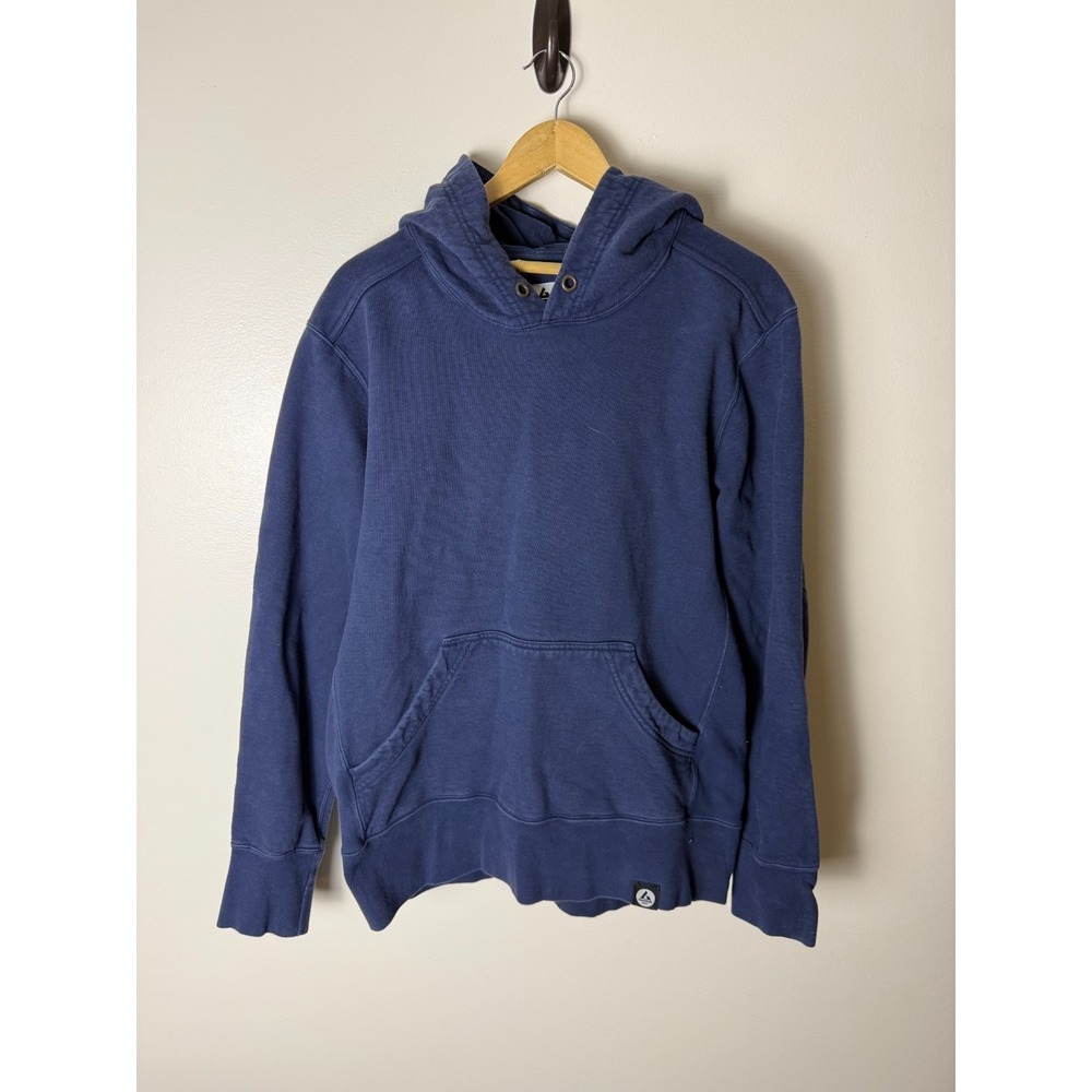 American Giant Classic Pullover Hoodie Mens L Blue Made in USA